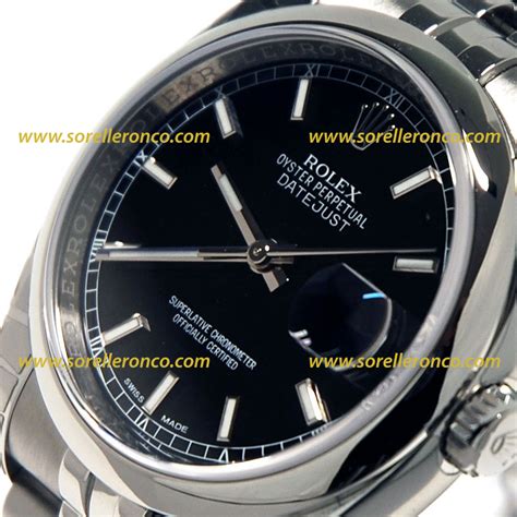 rolex day just fondo nero 116200